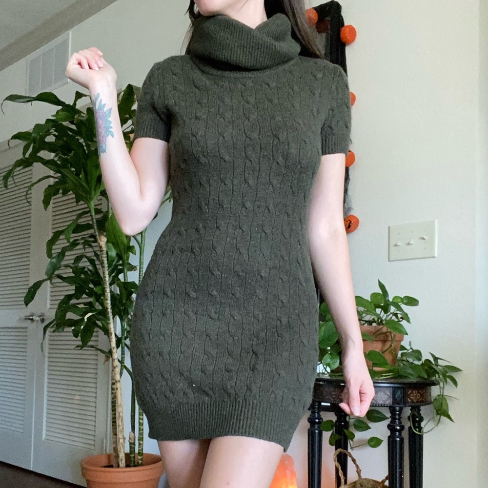 Ralph Lauren Rugby Turtleneck Sweater Dress